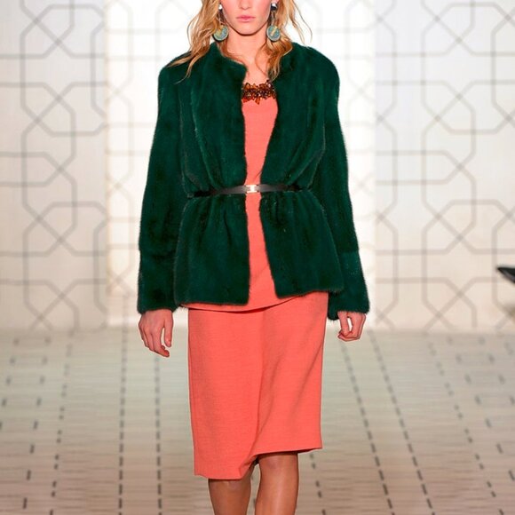 Marni AW/11 Runway Beaded Collar Wool Tee - Picture 2 of 14